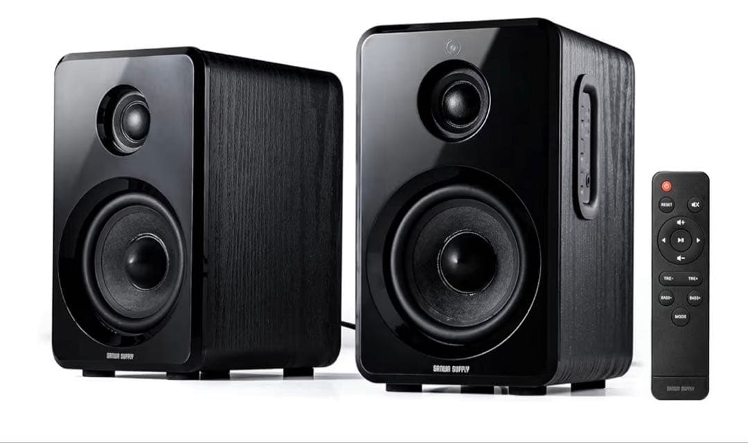 サンワサプライ木製Bluetoothスピーカー400-SP104