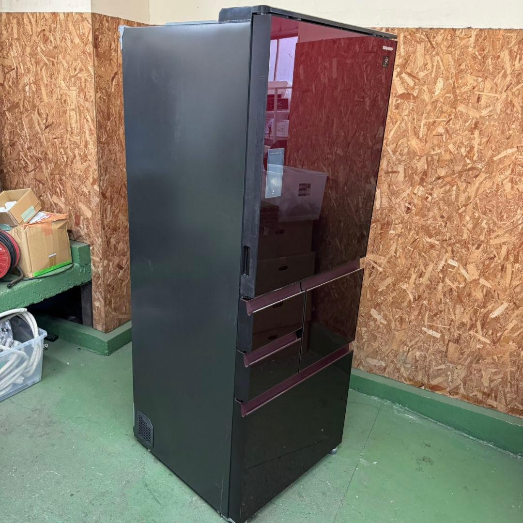 277 一都三県　大型冷蔵庫　SHARP　どっちもドア　自動製氷機付　希少カラー