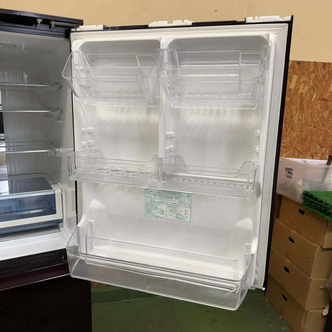 277 一都三県　大型冷蔵庫　SHARP　どっちもドア　自動製氷機付　希少カラー