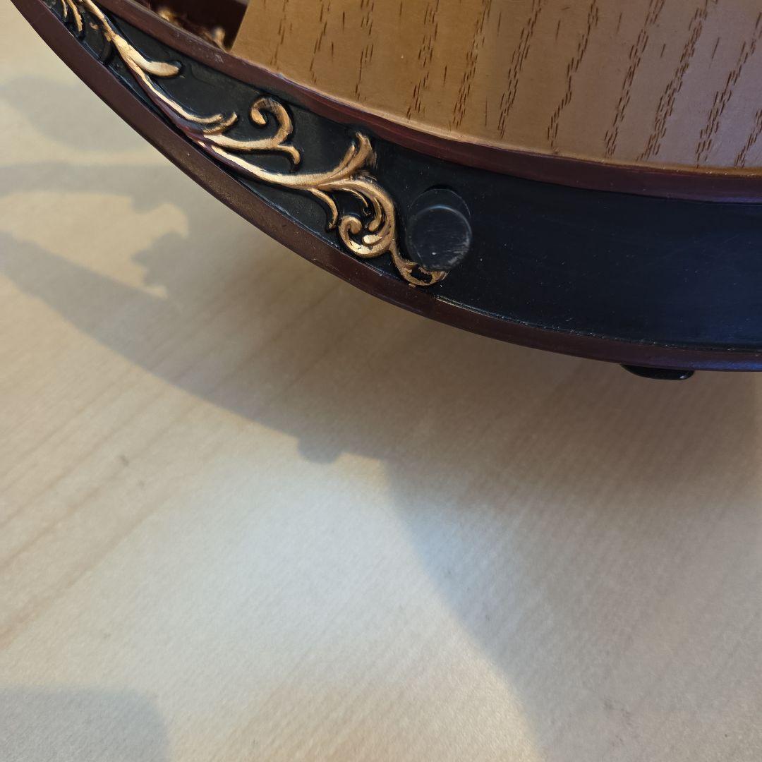 木製馬のロッキングホースクリスマス飾りオルゴール