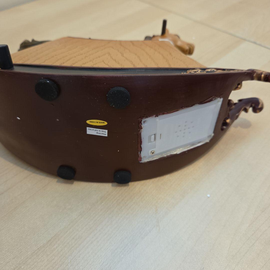 木製馬のロッキングホースクリスマス飾りオルゴール