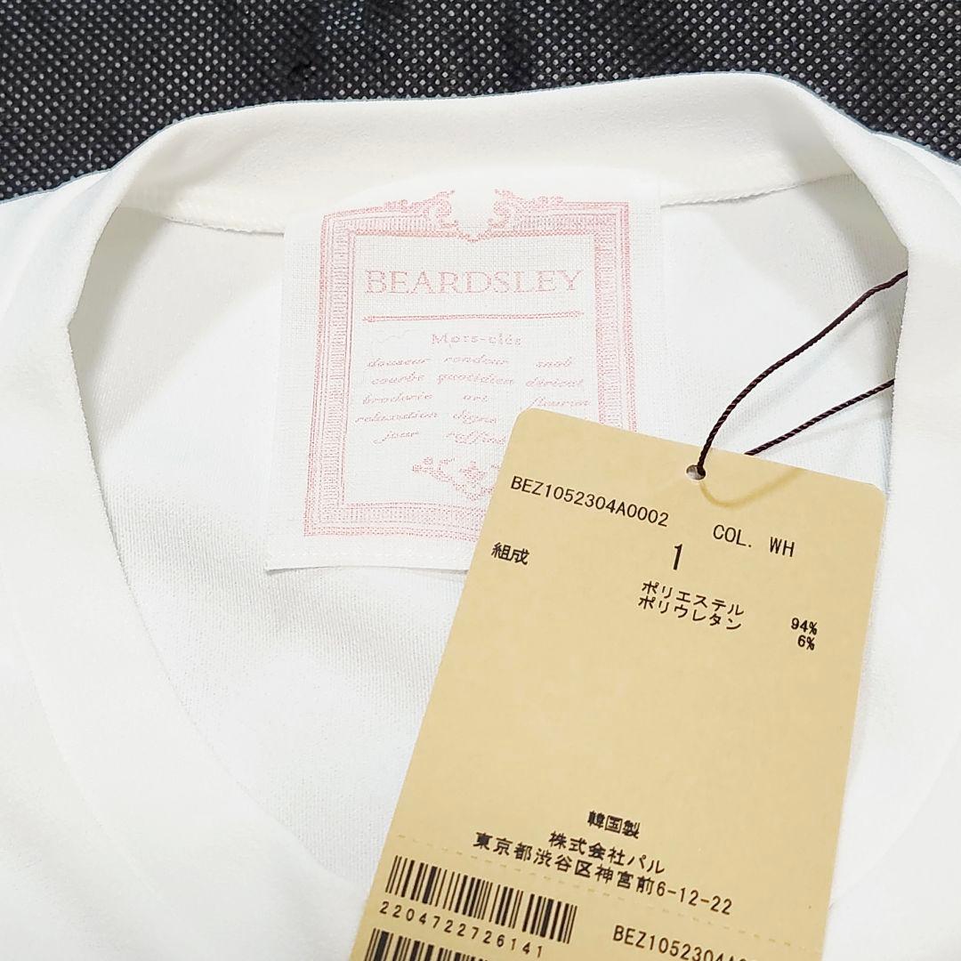 タグ付き/25年モデル☆ビアズリー　Tブラウス　ストレッチ　サイドスリット　1