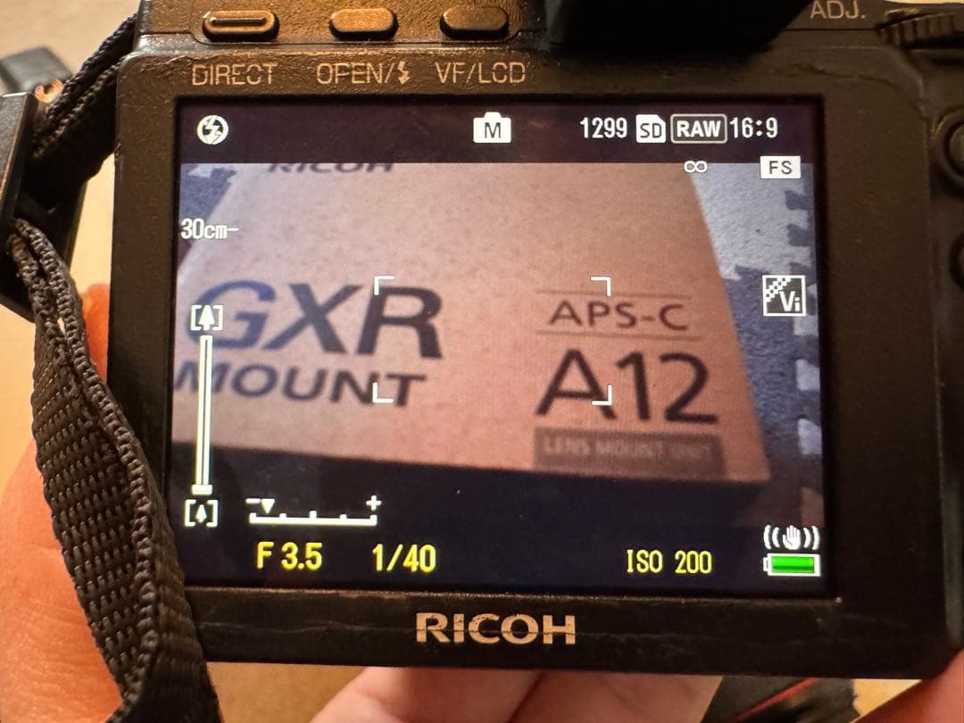 今日限定値下げ‼️RICOH GXR 本体➕A12gxrマウント他セット