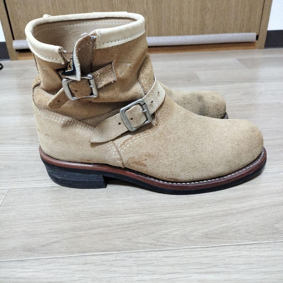 Chippewa エンジニアブーツ ベージュ