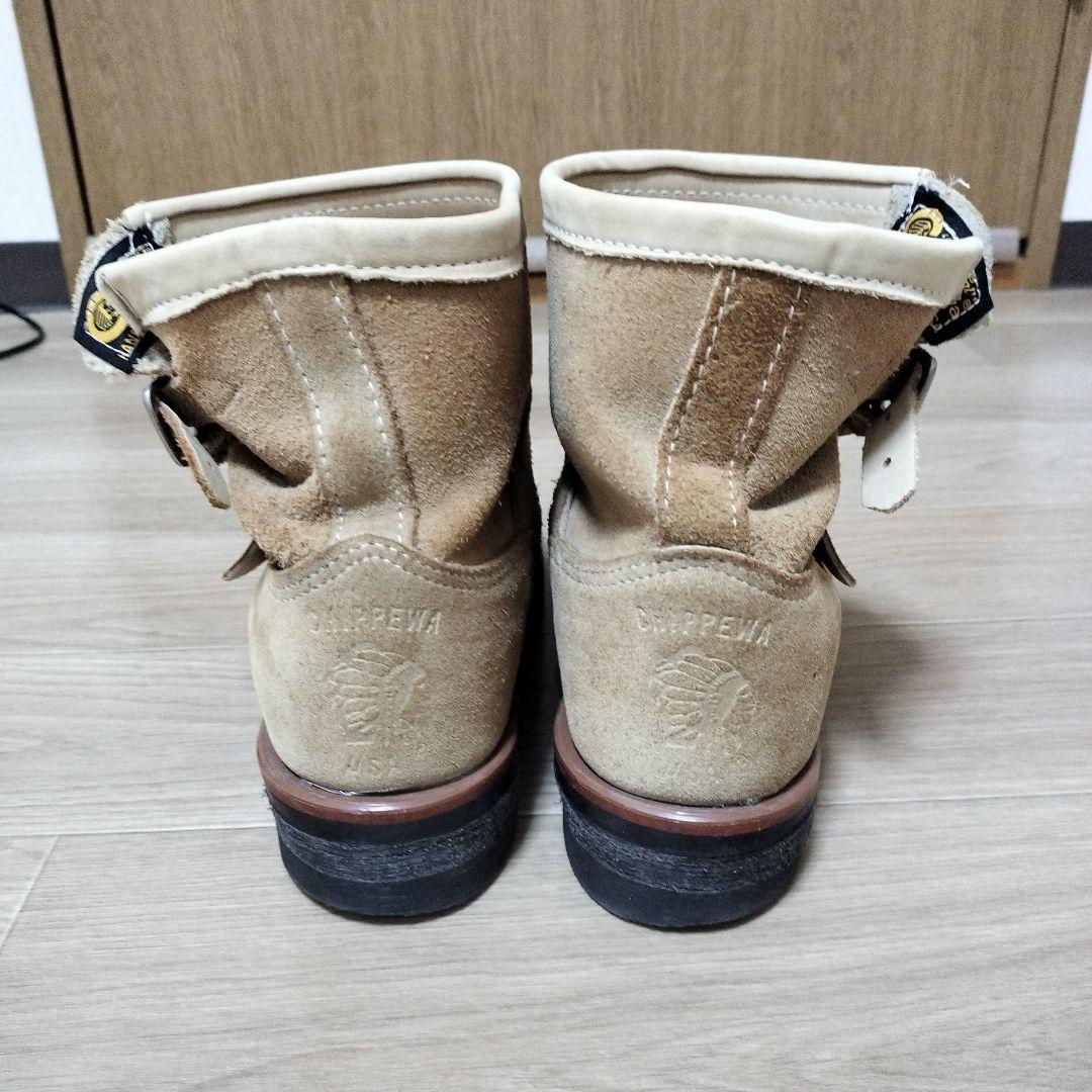Chippewa エンジニアブーツ ベージュ