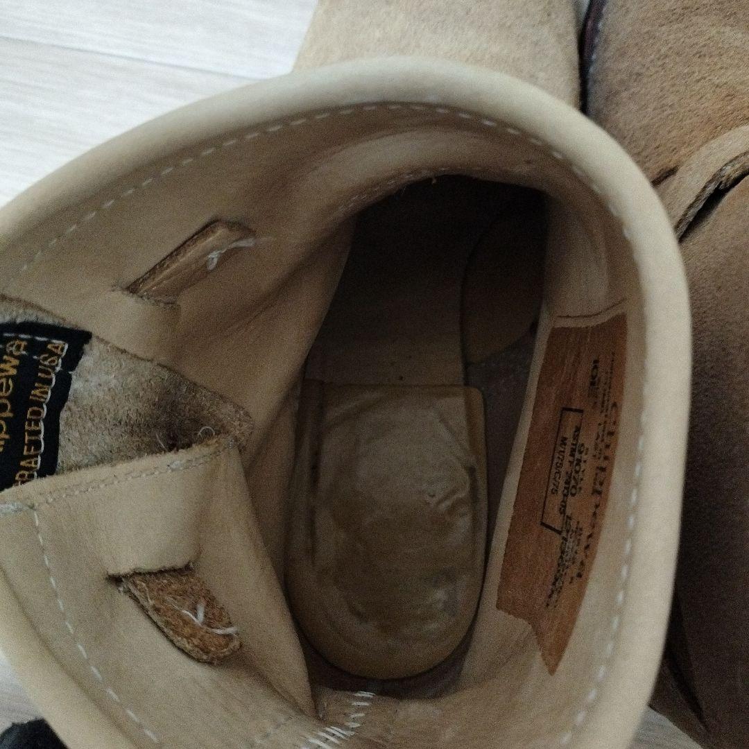 Chippewa エンジニアブーツ ベージュ