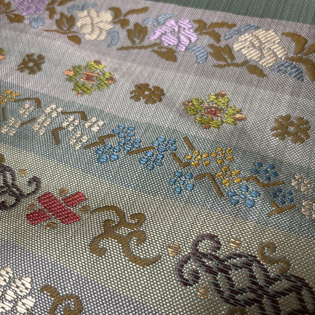 ゲリラ販売‼️最安値‼️早いもの勝ち‼️新品未仕立品　帯屋捨松　九寸名古屋帯 名物裂取