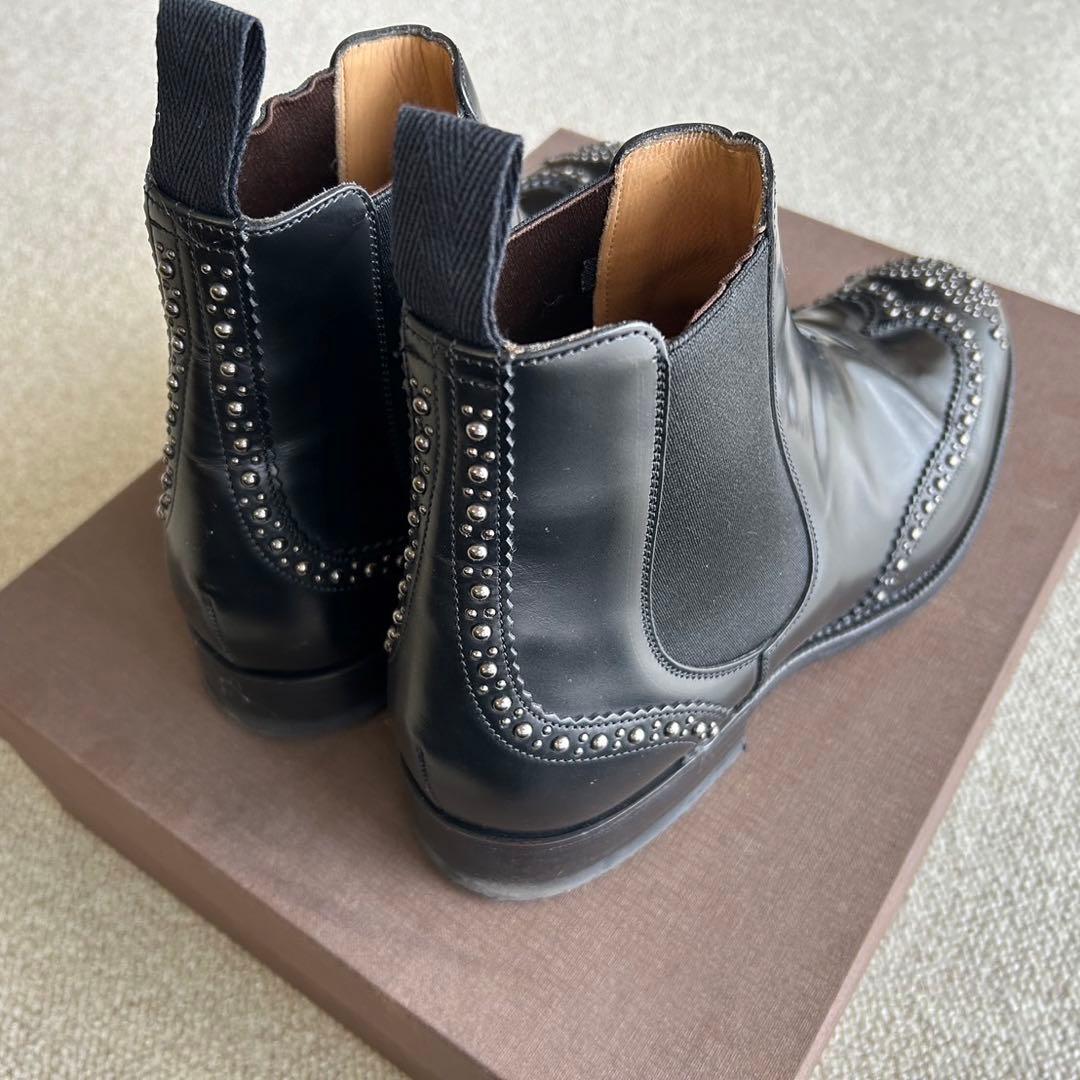 Church's チャーチ スタッズ サイドゴアブーツ