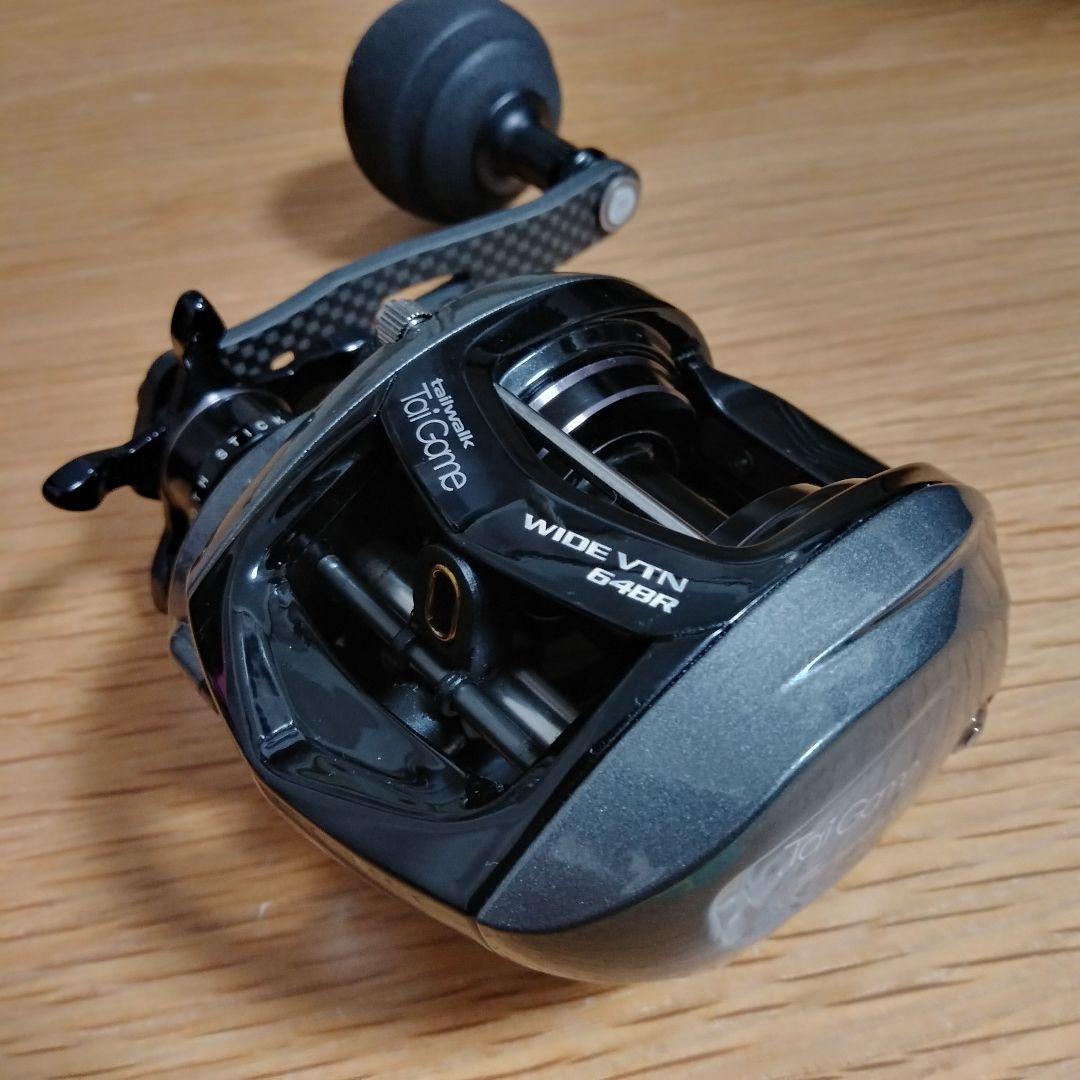 美品 tailwalk Tai Game WIDE 64BR ベイトリール