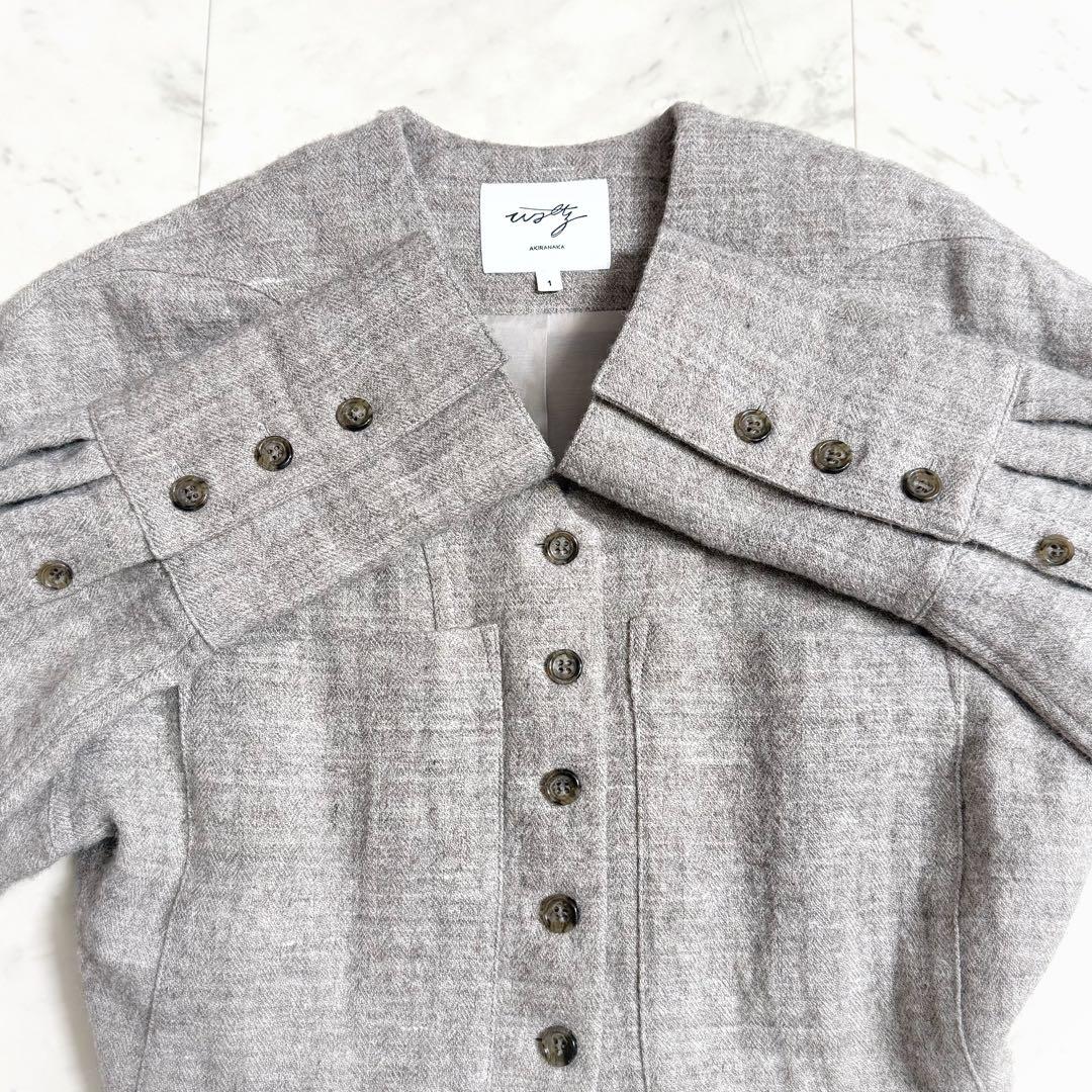 美品♪ 22AW アキラナカ スタニングルアー Waltz シェイピングブラウス