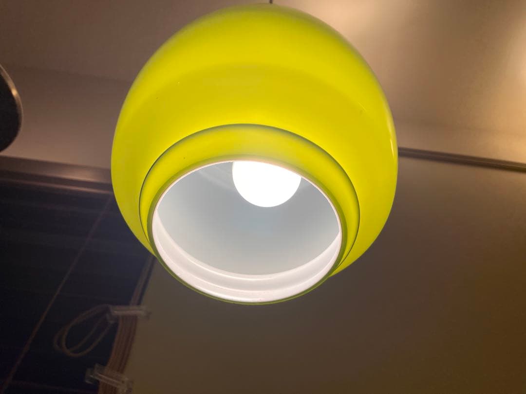 北欧ヴィンテージ ガラス ペンダントライト