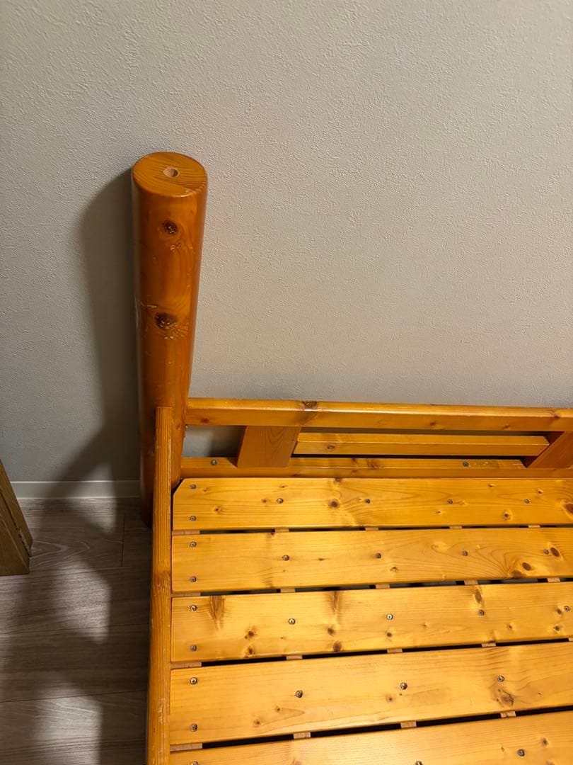木製シングルベッドフレーム