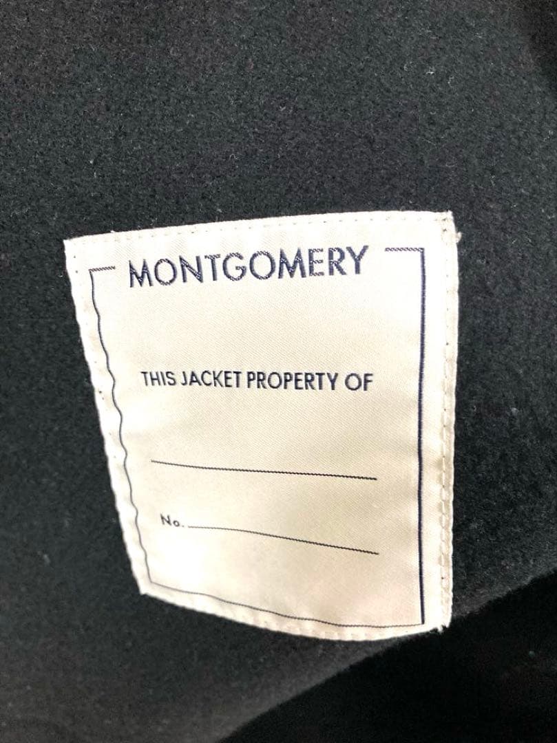 【MONTGOMERY モンゴメリー】Kennington ダッフルコート　黒