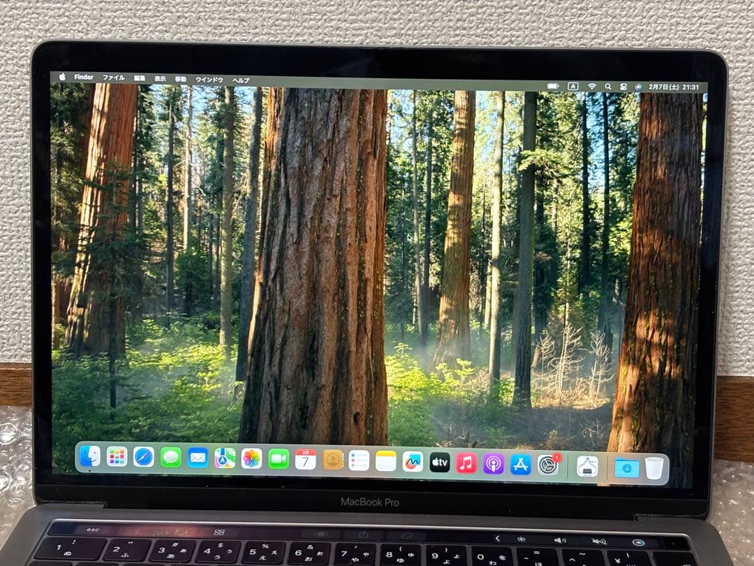 MacBook Pro 13インチ　A1989 16GB i7 256GB