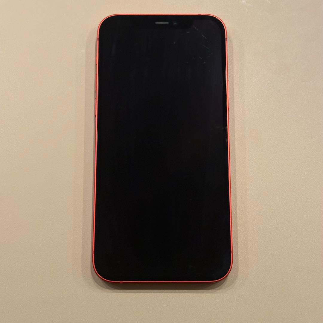 【美品】iPhone 12 64GB 本体のみ　SIMフリー　RED