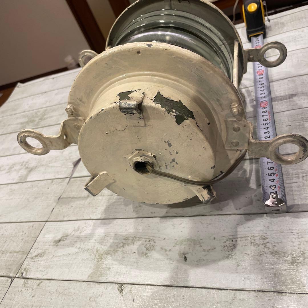 船尾燈　船用照明　マリンランプ　昭和レトロ アンティーク照明　海外使用　大きめ