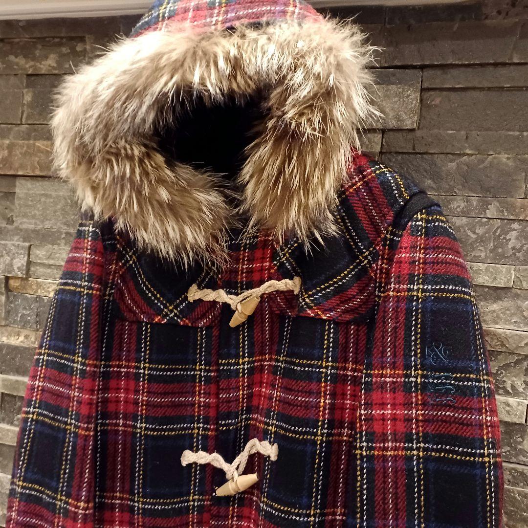 希少　ハリスツイード　ケント&カーウェン　ダッフルコート ヴィンテージ　チェック