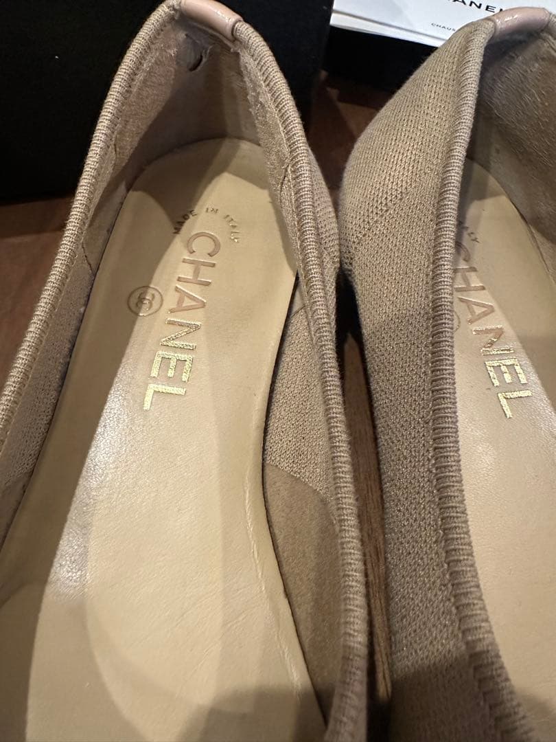 CHANEL バレエシューズ ベージュ　38