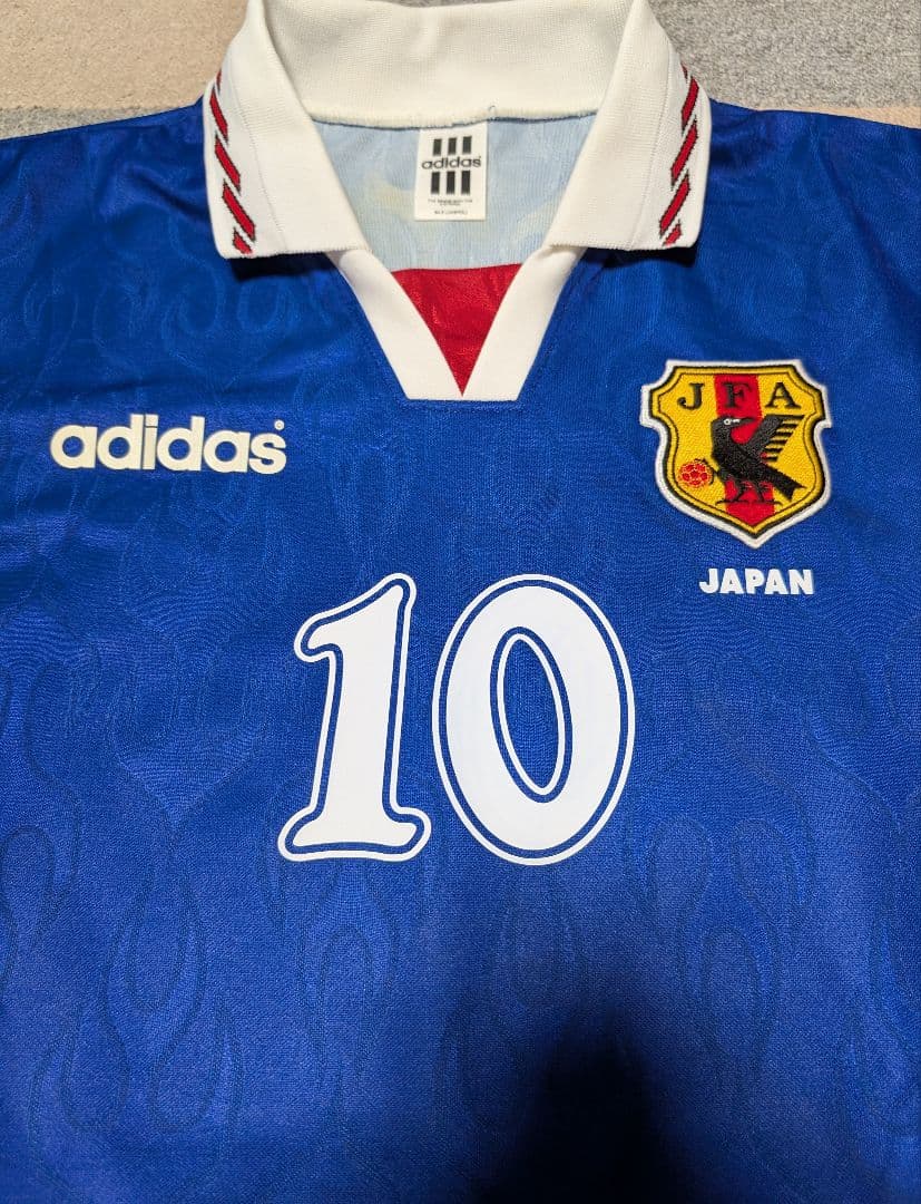【当時モノ】1997　日本代表ユニフォーム　炎　最終予選モデル