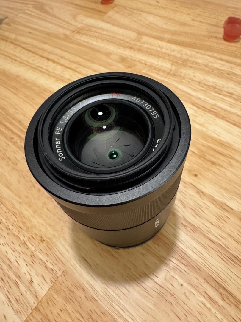 「美品_フィルター付」SONY SonnarT*FE 55mm F1.8ZA