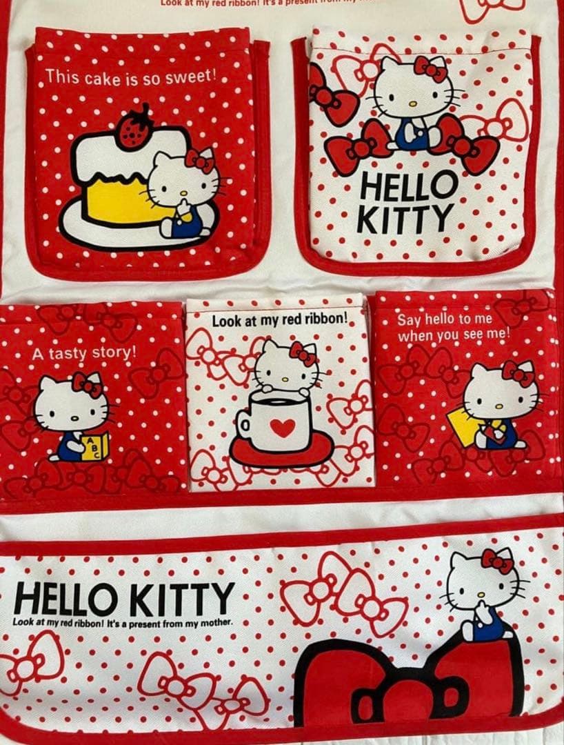 激レア❣️ハローキティ　ウォールポケット 壁掛け 収納ポケット　未使用　レトロ