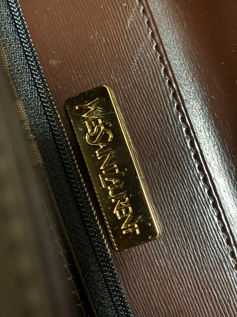 Yves Saint Laurent ブラウンショルダーバッグ新品未使用品