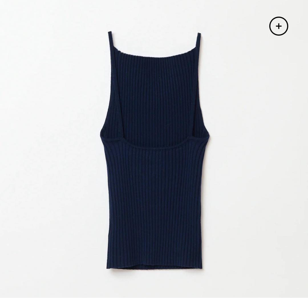 トップス SHISHIKUI KNIT CAMI / NAVY