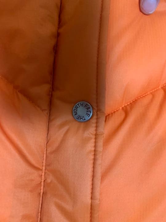 the north face ノースフェイス　ダウンジャケット　オレンジ