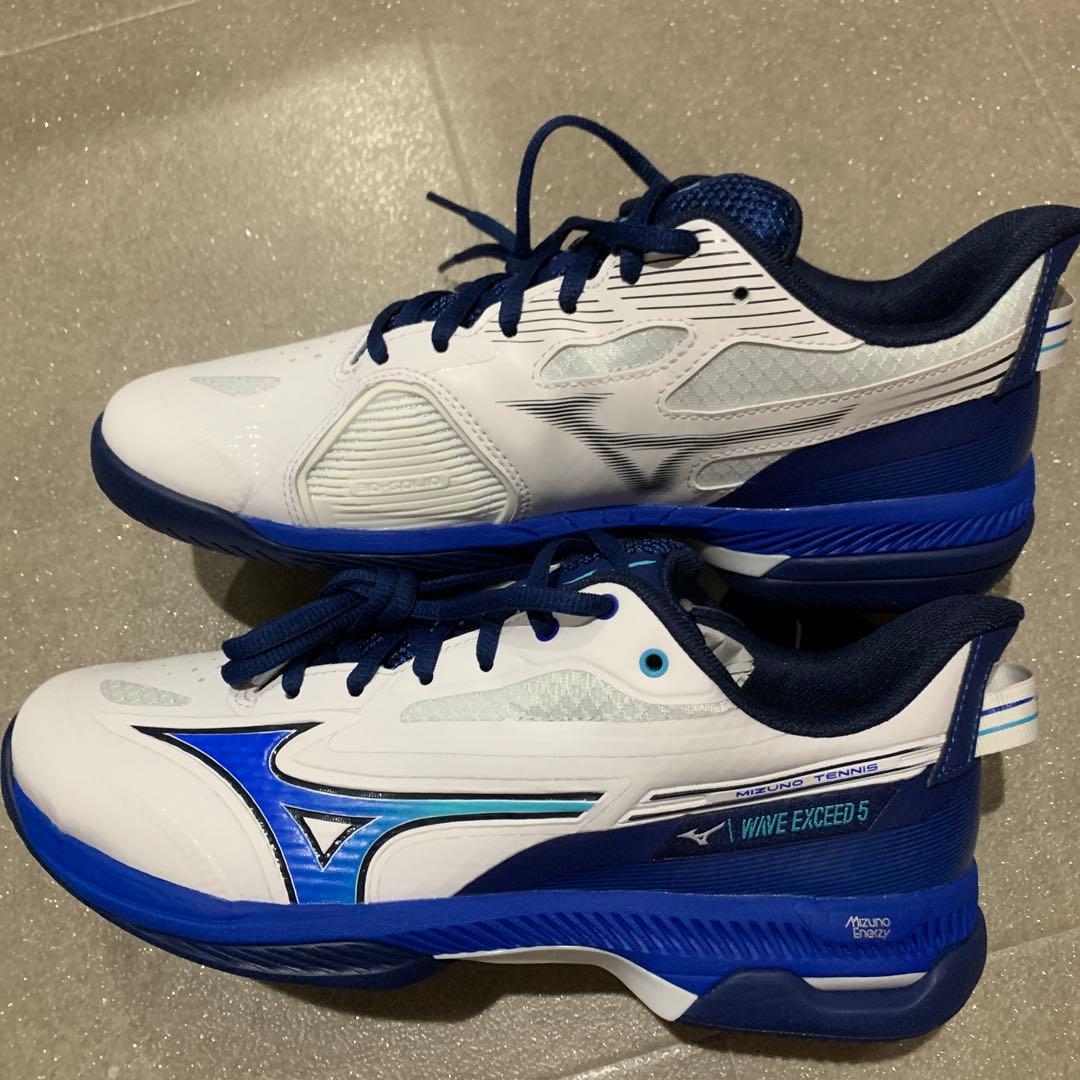 MIZUNO WAVE EXCEED 5 26.0cm ホワイト/ブルー