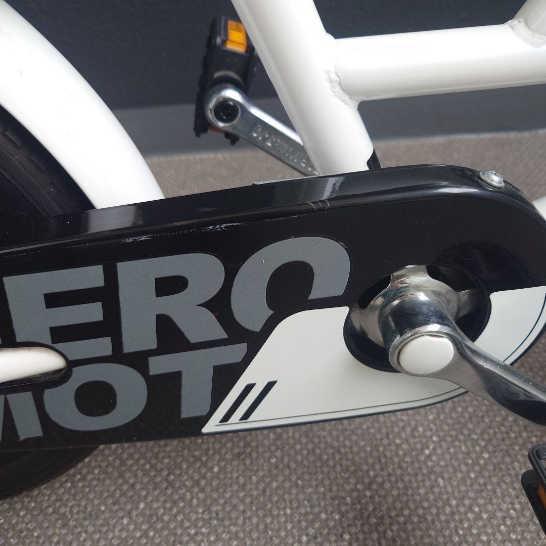 (直接取引　配送不可)キッズポリス自転車 ホワイト16インチ