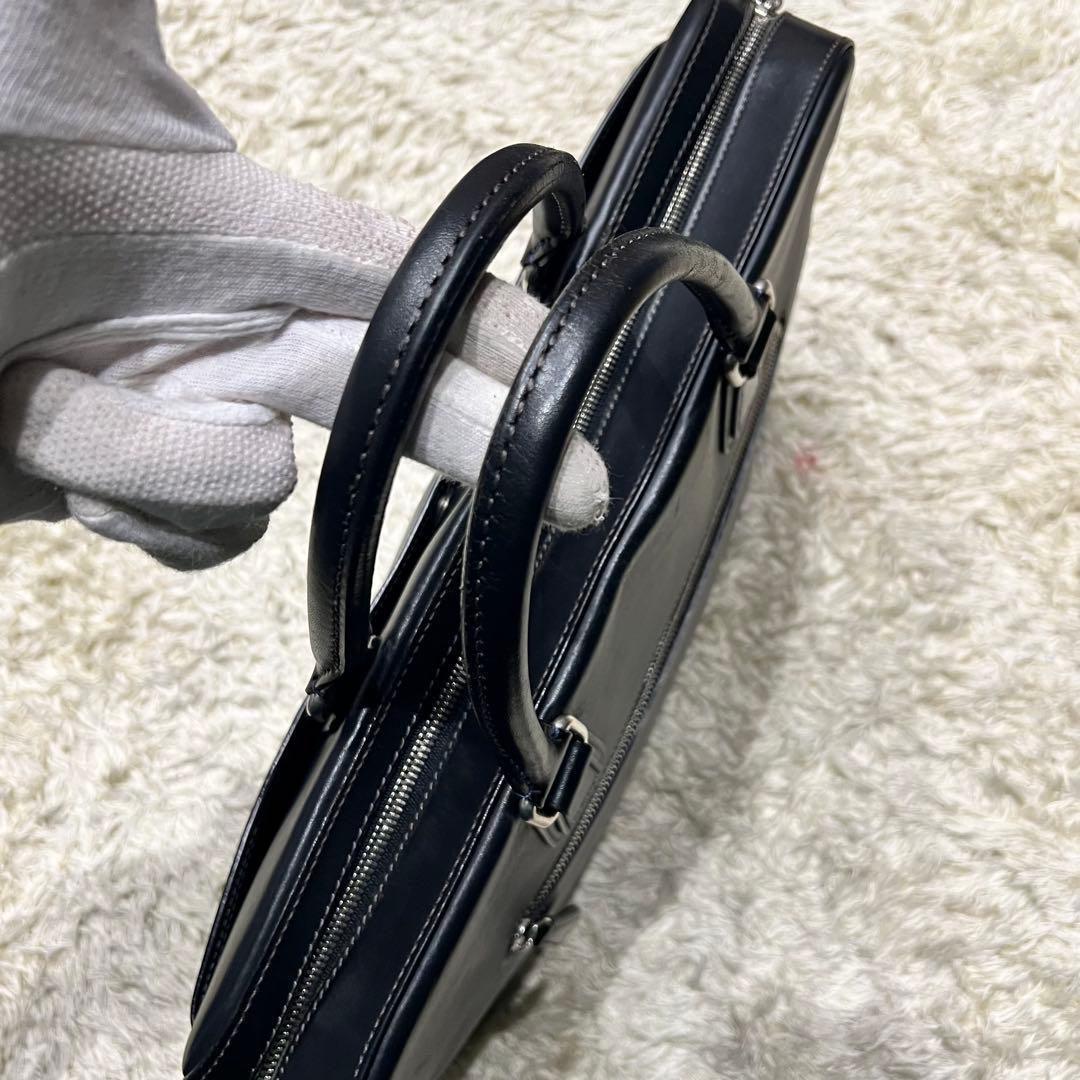 極美品✨ソメスサドル イノベーション ビジネスバッグ 2way レザー　ブラック