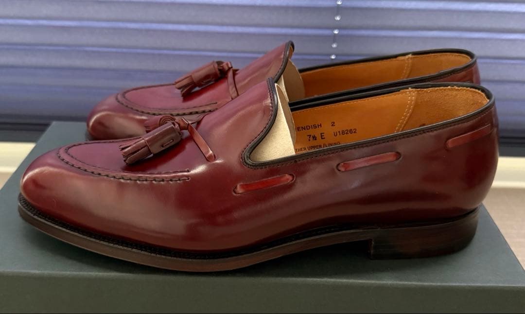 新品　CROCKETT&JONES CAVENDISH コードバン ローファー