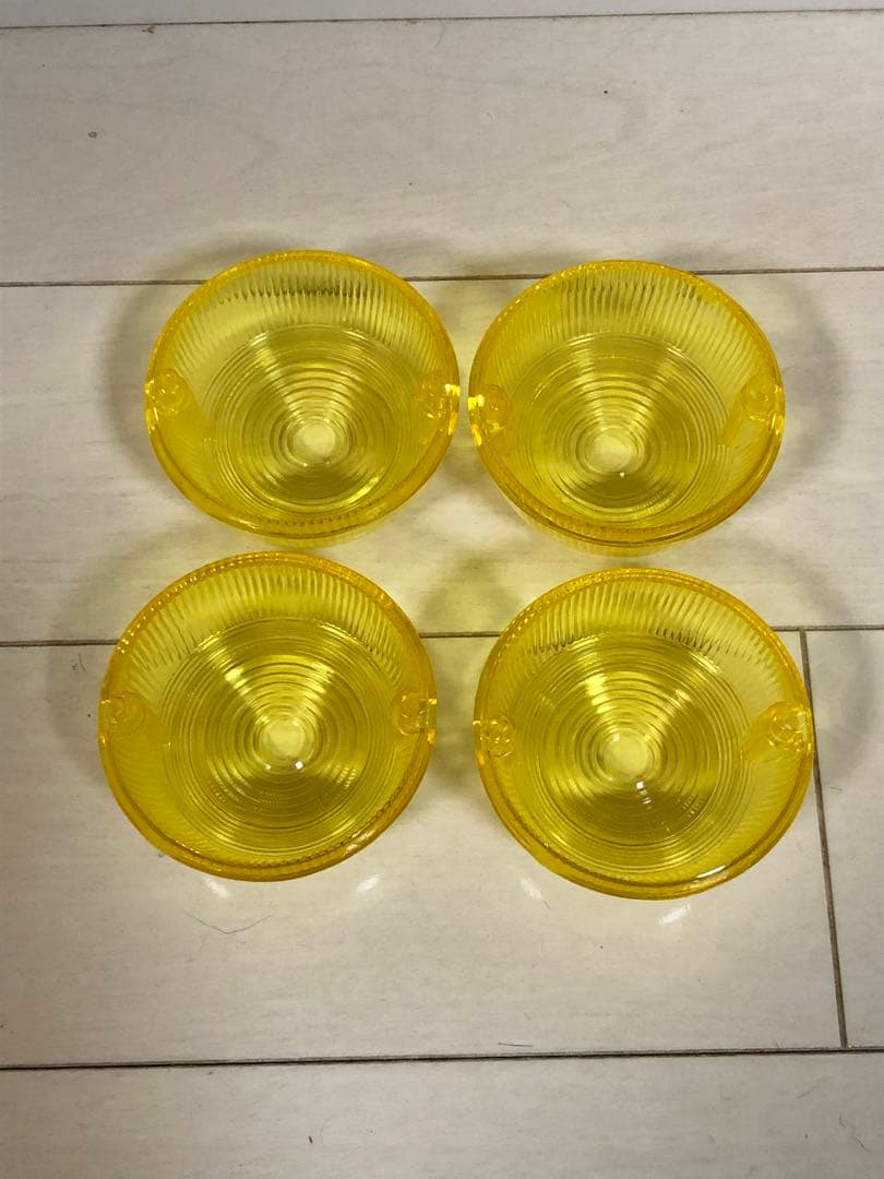 GT380 ウインカーレンズ　イエロー　黄色　黄ばみ　当時　サンパチ　クリア