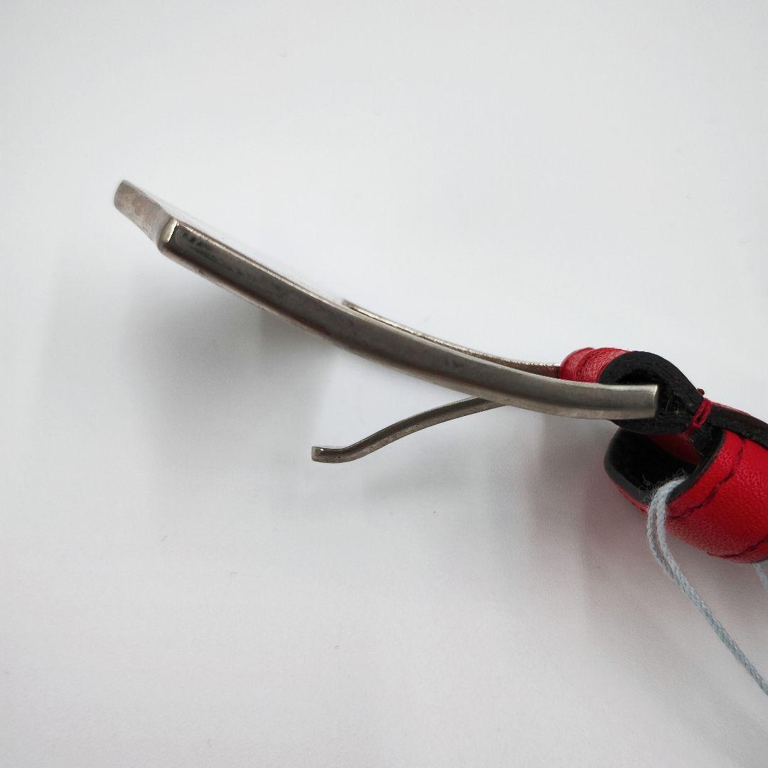 Vivienne Westwood✨️オーブ　バックル　ベルト　シルバー　レッド