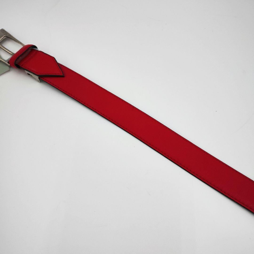 Vivienne Westwood✨️オーブ　バックル　ベルト　シルバー　レッド