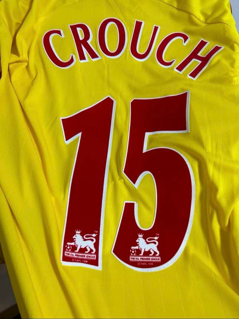 激レア　リバプール 06/07 アウェイ長袖ユニフォーム タグ付新品　クラウチ