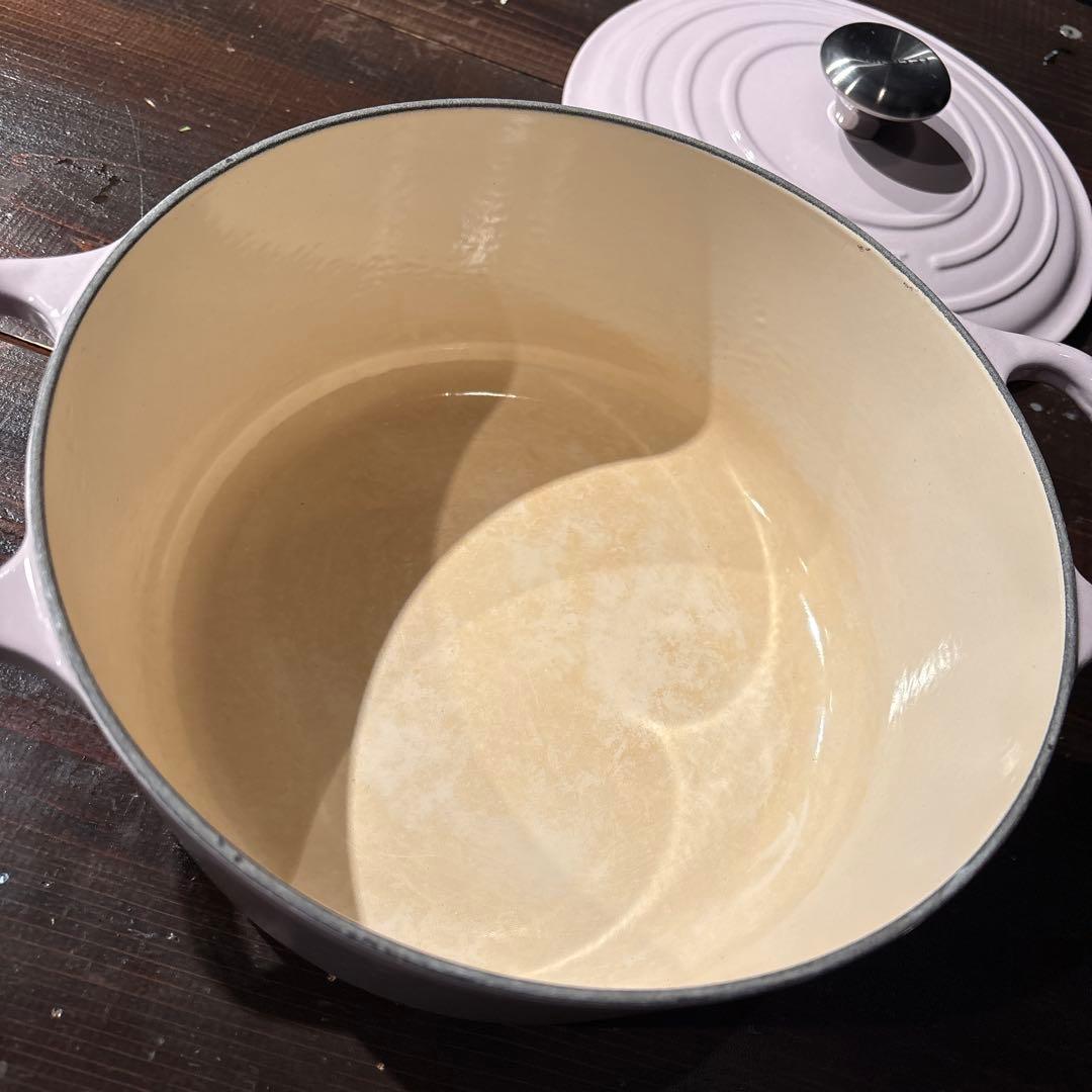 LE CREUSET 両手鍋 4.2L 淡いピンク