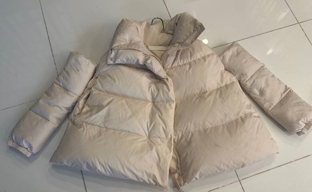 マイラン　ダウン　ポンチョ　ケープ