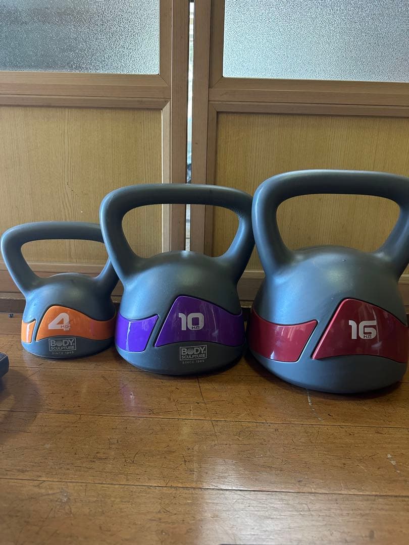 【引き取り限定 神奈川県】ケトルベル 4kg 10kg 16kg セット