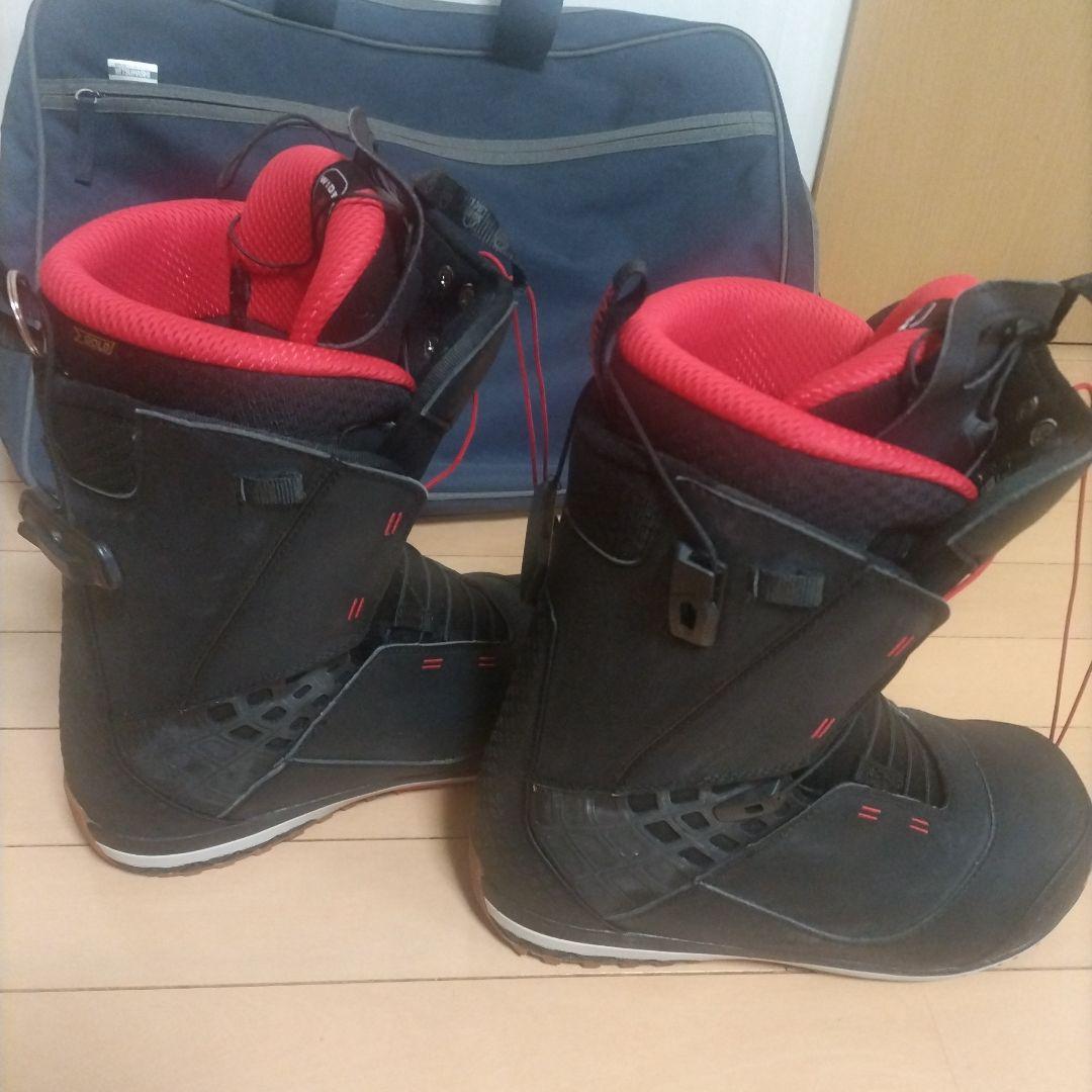 SALOMONスノーボードブーツ ブラック/レッド26.5cm