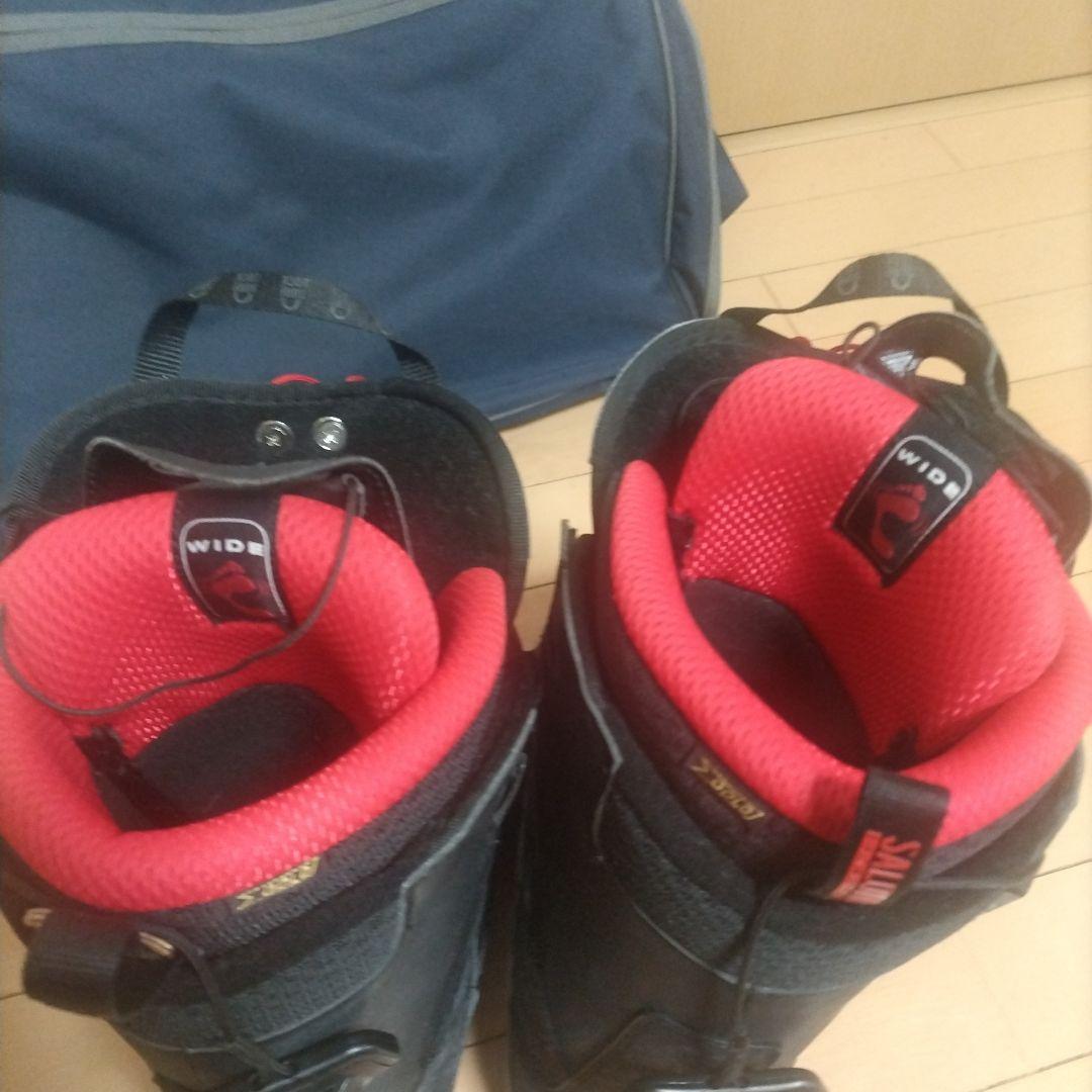 SALOMONスノーボードブーツ ブラック/レッド26.5cm