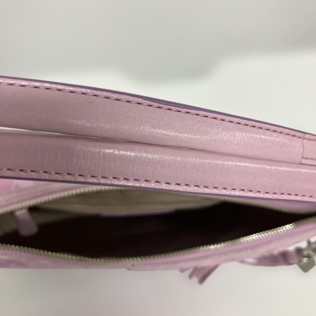 バッグ COACH shoulder bag tassel Signature pink