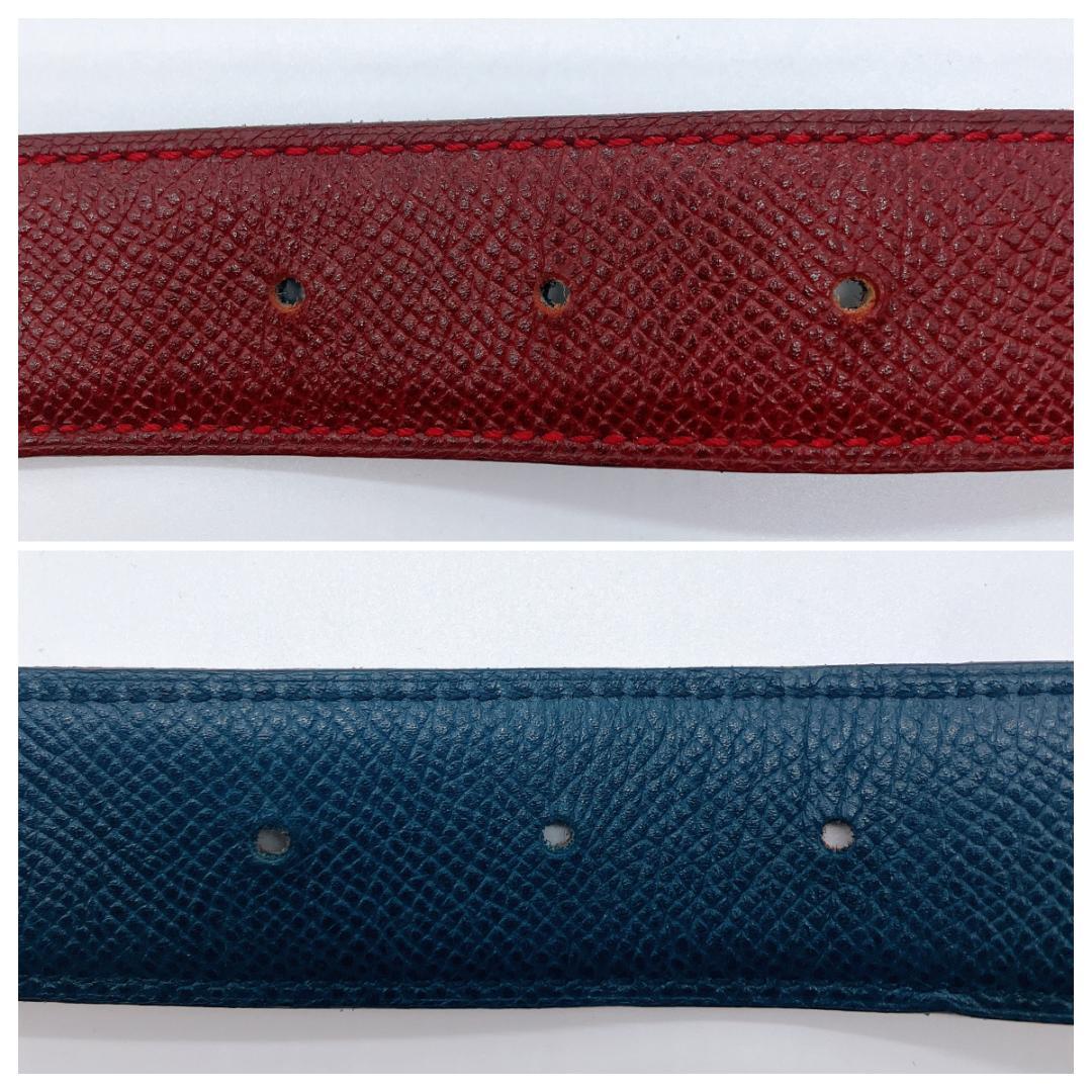HERMES ホースビット リバーシブル ♯85 ベルト クシュベル OZ刻印