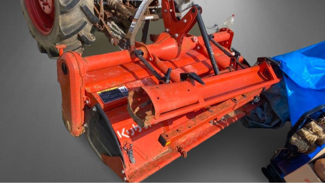 値下げ:（引取限定）クボタ L2601トラクター 耕運機付き