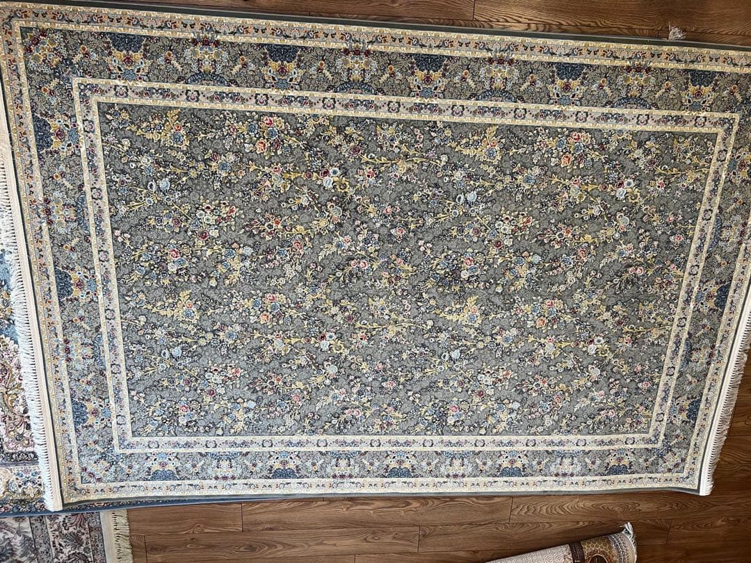 本場イラン産　新品/高級ペルシャ絨毯／超高密度織/カーペット