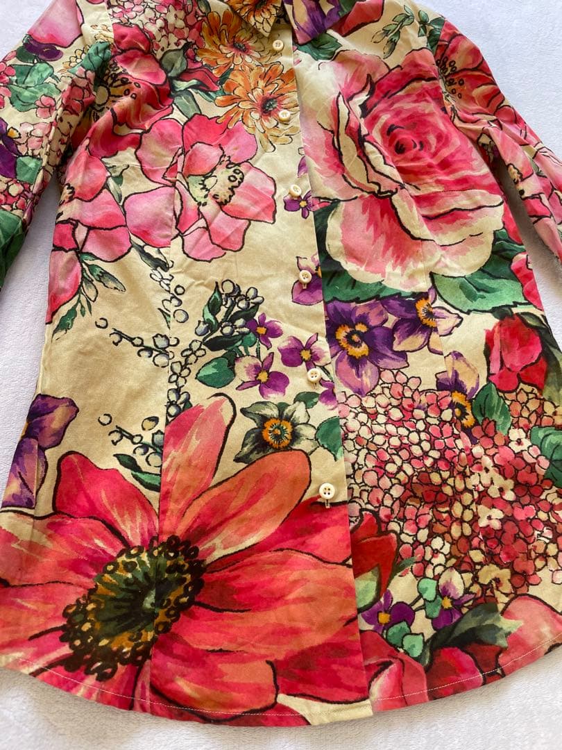 RED VALENTINO フラワープリント シャツ ブラウス