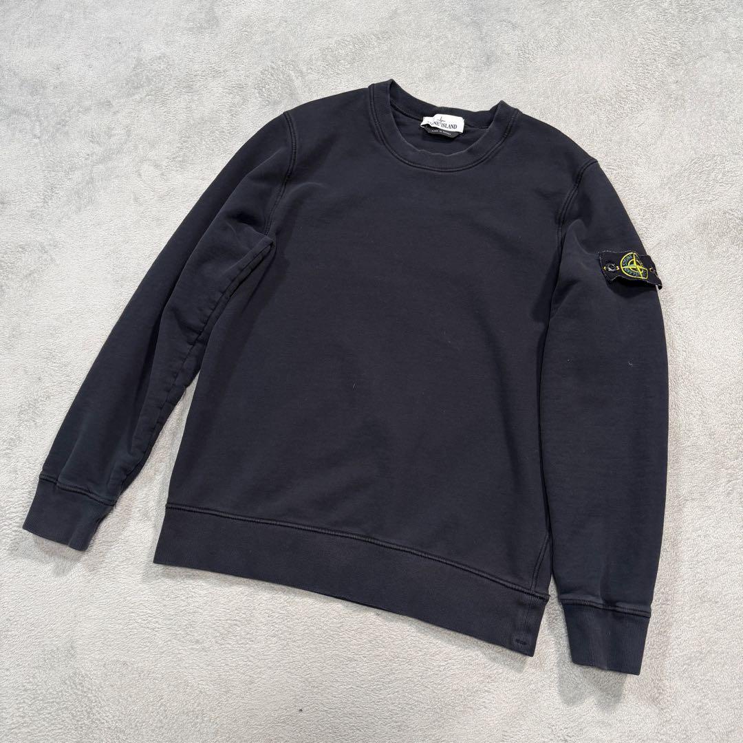 ストーンアイランド　スウェットトレーナー　ブラック　L 751563020