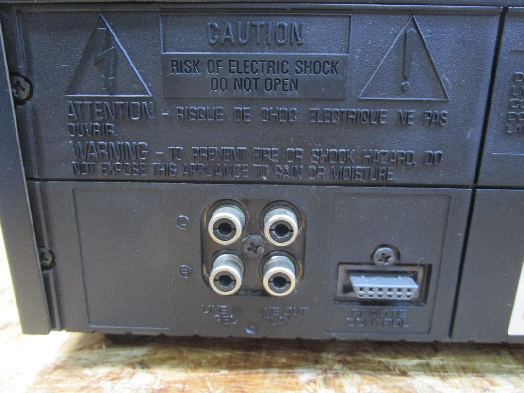 （希少・動作品）ヤマハカセットデッキKX-W500　ダブルリバースカセットデッキ