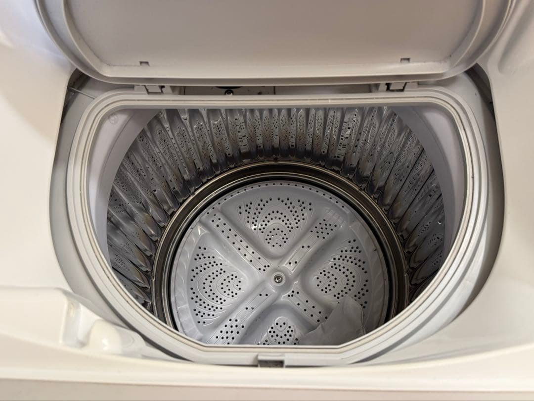 SHARP 縦型洗濯乾燥機 ES-T5E9-W 洗濯5.5kg/乾燥3.5kg