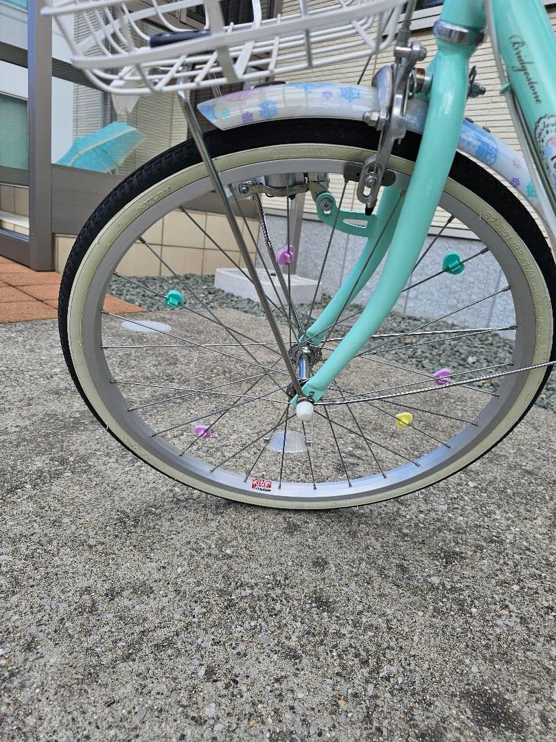 秋田市限定　２２インチ自転車 ブリジストン　リコリーナ　ミントグリーン